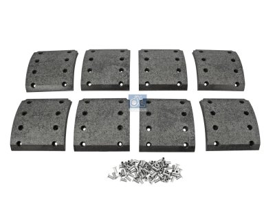 DT Spare Parts - Drum brake lining kit - 6.95011