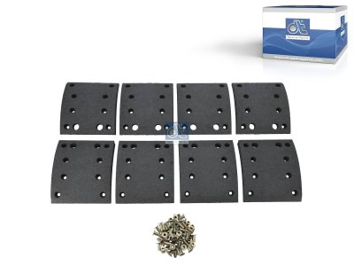 DT Spare Parts - Drum brake lining kit - 4.91136