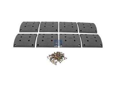 DT Spare Parts - Drum brake lining kit - 4.91137