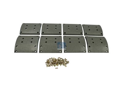 DT Spare Parts - Drum brake lining kit - 3.96444