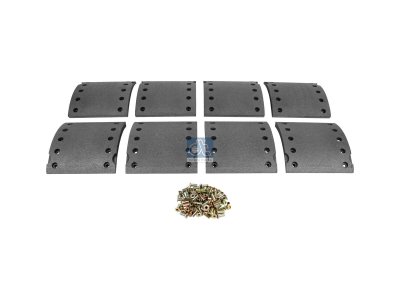 DT Spare Parts - Drum brake lining kit - 10.13001