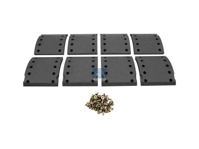 DT Spare Parts - Drum brake lining kit - 10.13004