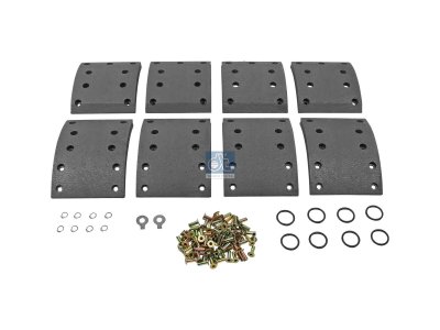 DT Spare Parts - Drum brake lining kit - 4.91458