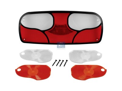 DT Spare Parts - Tail lamp glass - 10.99211