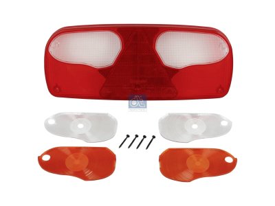 DT Spare Parts - Tail lamp glass - 10.99214