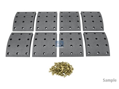 DT Spare Parts - Drum brake lining kit - 2.94173