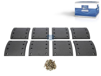 DT Spare Parts - Drum brake lining kit - 10.33002