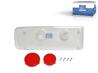 DT Spare Parts - Tail lamp glass - 10.99219