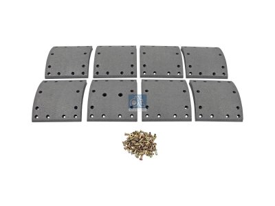 DT Spare Parts - Drum brake lining kit - 7.92428