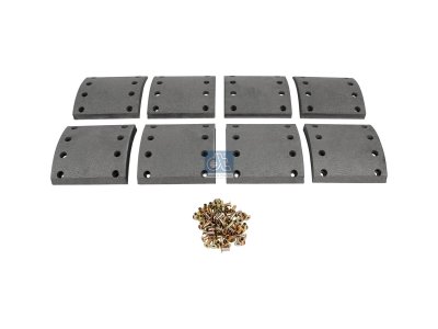 DT Spare Parts - Drum brake lining kit - 10.33015