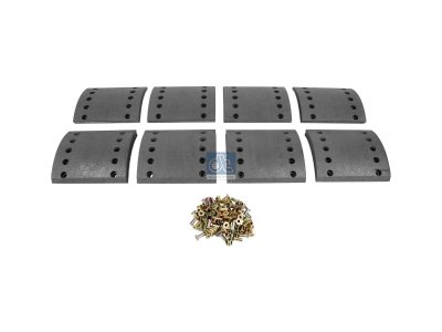 DT Spare Parts - Drum brake lining kit - 10.33027