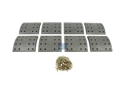 DT Spare Parts - Drum brake lining kit - 5.92137