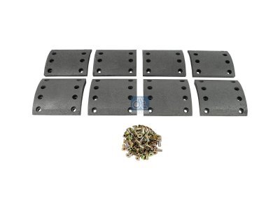 DT Spare Parts - Drum brake lining kit - 3.96485