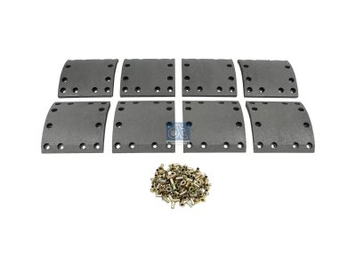 DT Spare Parts - Drum brake lining kit - 3.96486