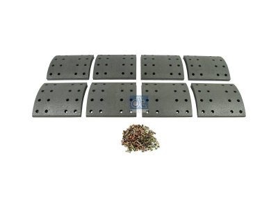 DT Spare Parts - Drum brake lining kit - 5.92167