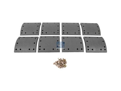 DT Spare Parts - Drum brake lining kit - 6.95004