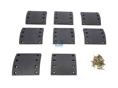 DT Spare Parts - Drum brake lining kit - 10.33008