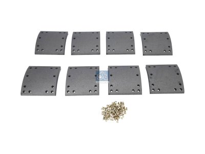 DT Spare Parts - Drum brake lining kit - 10.23009