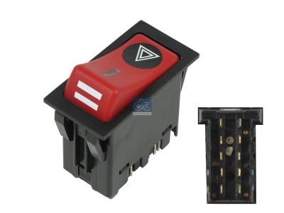 DT Spare Parts - Hazard warning switch - 3.33320