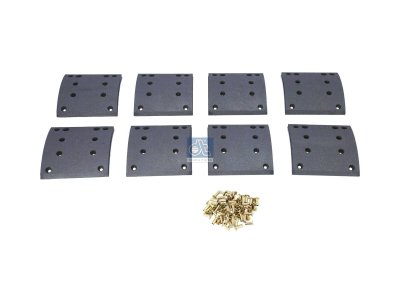 DT Spare Parts - Drum brake lining kit - 4.91130