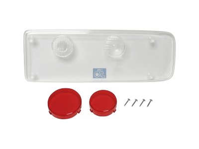 DT Spare Parts - Tail lamp glass - 10.99220