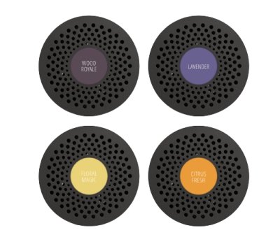 Moodo Smart Aroma Diffuser 4 Packs - Fresh Vibrations