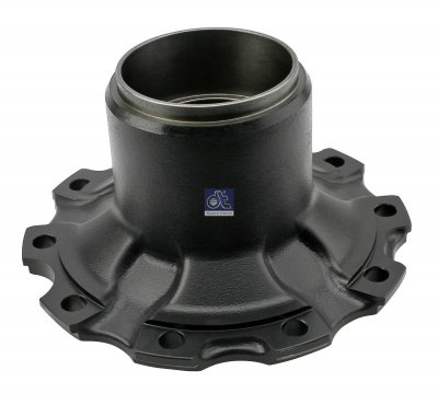 Wheel hub, with bearing d1: 110 mm, d2: 150 mm, D: 378 mm, 10 bores, b: 22 mm, H: 176 mm DT Spare Parts 4.64650