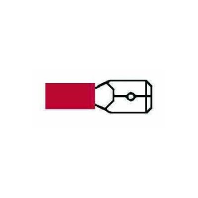 Durite - Terminal Red 6.30mm Blade Pack of 100 - 2-001-26