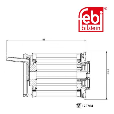 Fuel Filter - Febi 172764 - Pack Size: 1