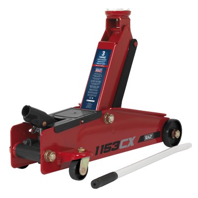 Sealey Heavy-Duty Long Reach Trolley Jack 3 Tonne