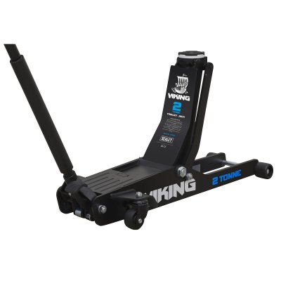 Sealey Viking Low Profile Professional Long Reach Trolley Jack with Rocket Lift 2 Tonne