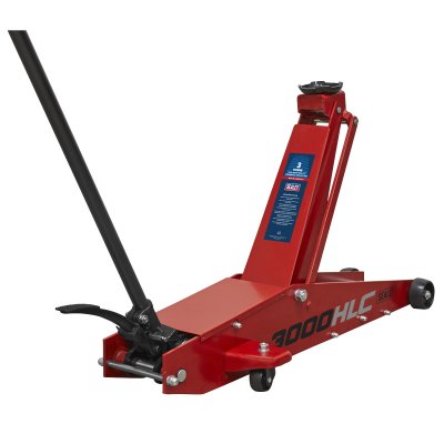 Sealey Trolley Jack 3 Tonne Long Reach High Lift