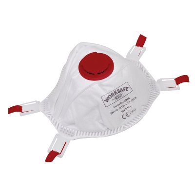 Sealey Worksafe FFP3 Valved Cup Mask - Pack of 10