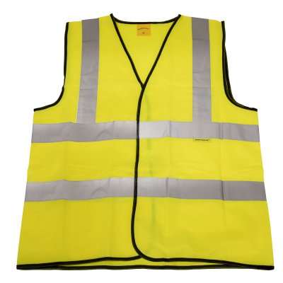 Sealey Worksafe Hi-Vis Yellow Waistcoat - X-Large