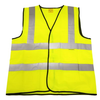 Sealey Worksafe Hi-Vis Yellow Waistcoat - XX-Large