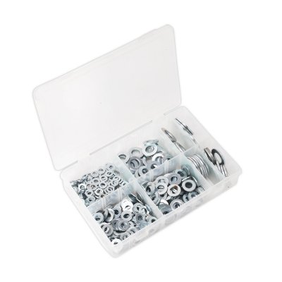 Sealey Flat Washer Assortment M6-M24 Form C 495pc