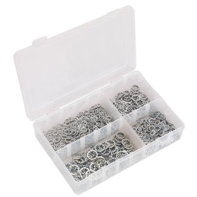 Sealey Internal Serrated Lock Washer Assortment M5-M10 1000pc