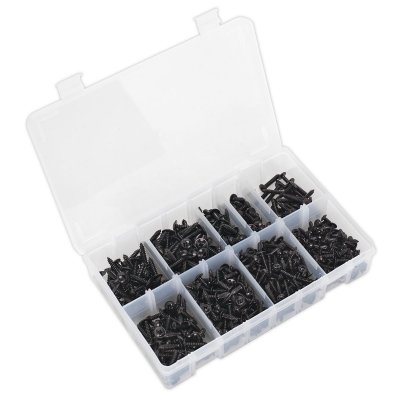 Sealey Self-Tapping Flanged Head Screw Assortment 700pc