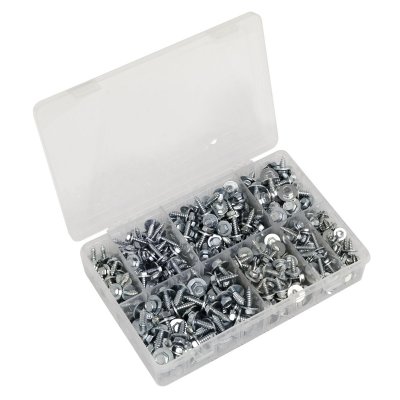 Sealey Acme Screw with Captive Washer Assortment 425pc