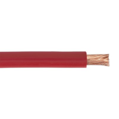 Sealey Automotive Starter Cable 196/0.40mm 25mm 170A 10m - Red