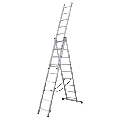 Sealey Extension Combination Ladder 3 x 9 Aluminium - BS EN 131