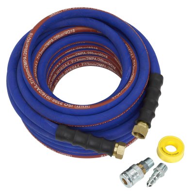 Sealey High Flow Air Hose Kit with PCL 100 Series Adaptors 15m x 13mm