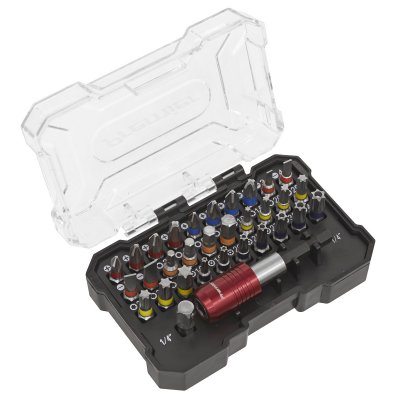 Sealey Premier Colour-Coded Bit Set 32pc