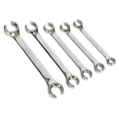 Sealey Premier Flare Nut Spanner Set 5pc