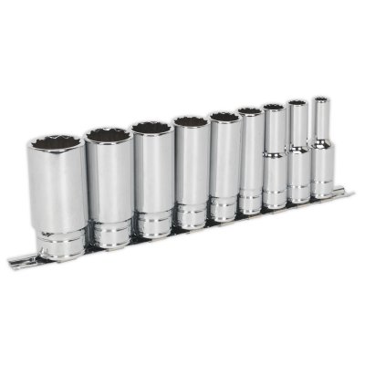 Sealey Premier Whitworth Deep Socket Set 1/2