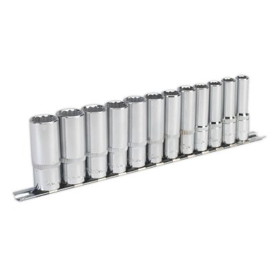 Sealey Premier Deep Socket Set 3/8