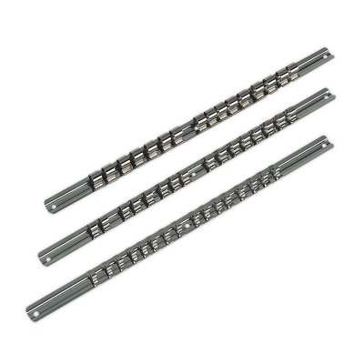 Sealey Premier Socket Retaining Rail Set 1/4