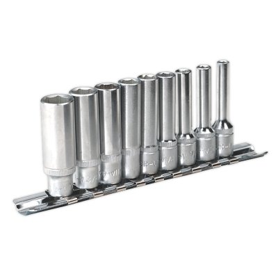 Sealey Socket Set 9pc 1/4