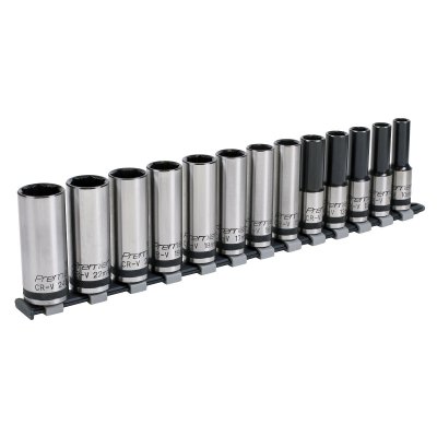 Sealey Premier Black Deep Lock-On Socket Set 1/2