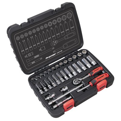 Sealey Lock-On Socket Set 1/4